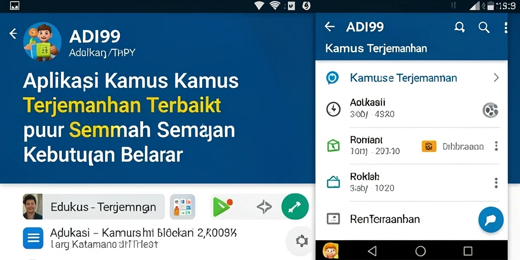 Tampilan antarmuka ADI99 yang sederhana dan fungsional.