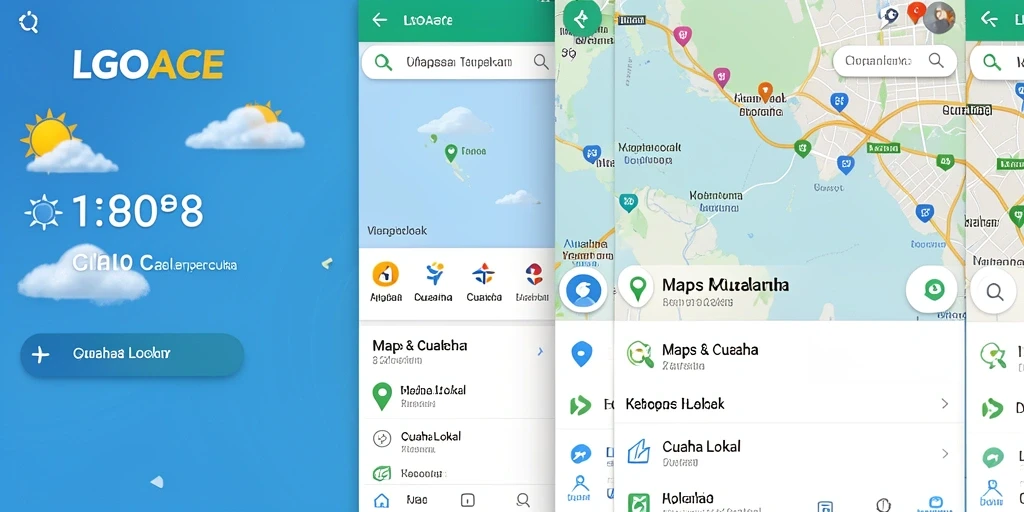 Antarmuka pengguna LGOACE yang sederhana dan informatif
